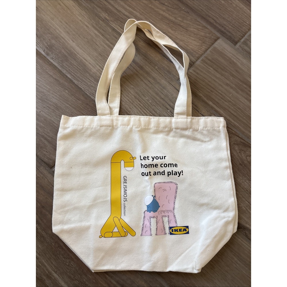 IKEA GREJSIMOJS Collection Tote Bag Limited EDITION 13x11x5.5 Inches